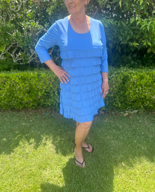 3/4 Sleeve Cha Cha Dress