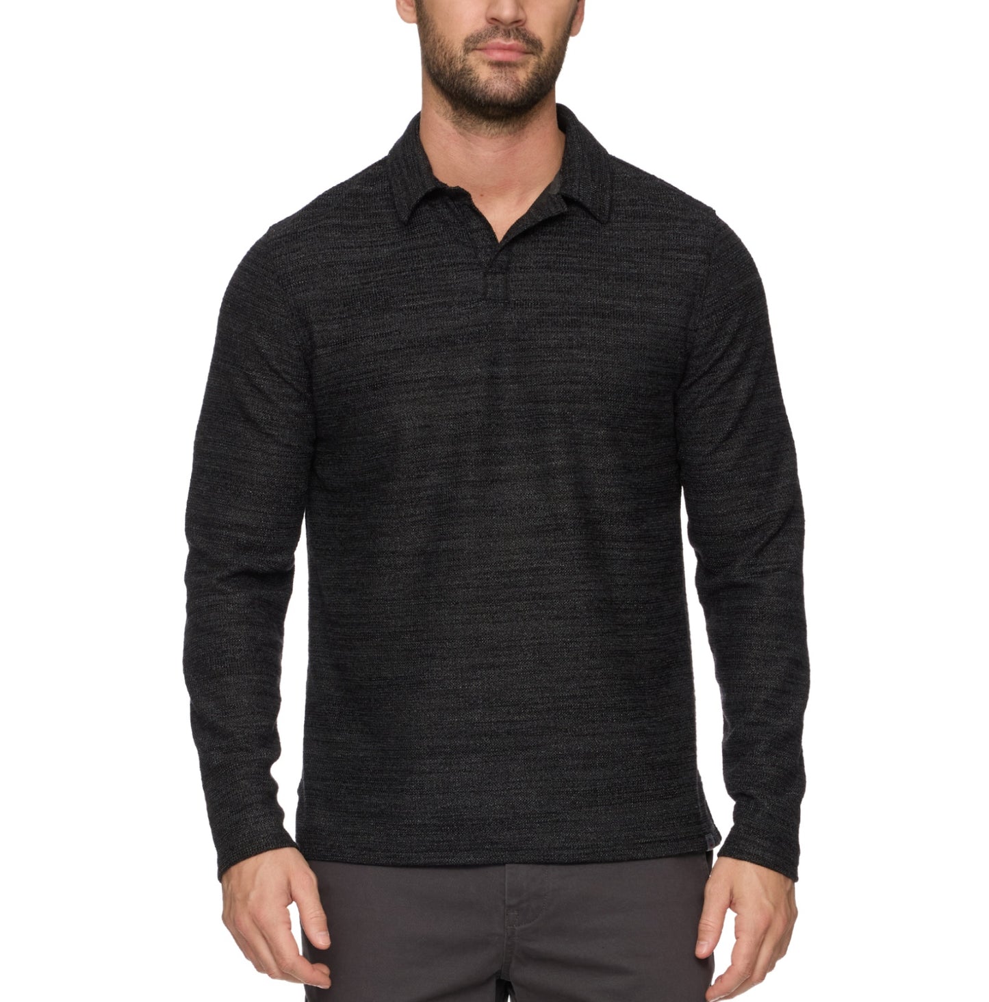 Chatsworth Long Sleeve Soft Waffle Henley