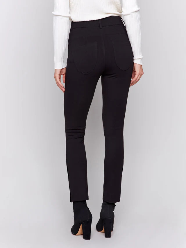 Gutsy Slim Pant With Side Vinyl Opening