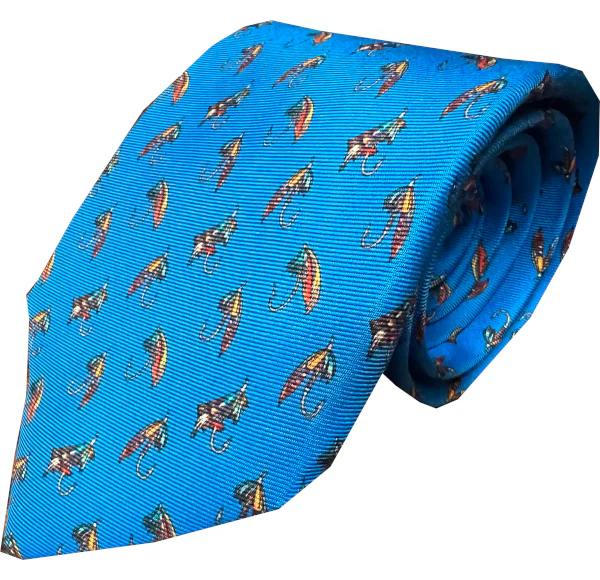 Lazyjack Press Men’s Tie -Show Me Your Fly