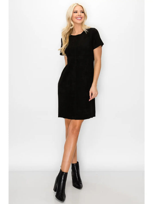 Joh Audrey Crew Neck Dress With Pockets