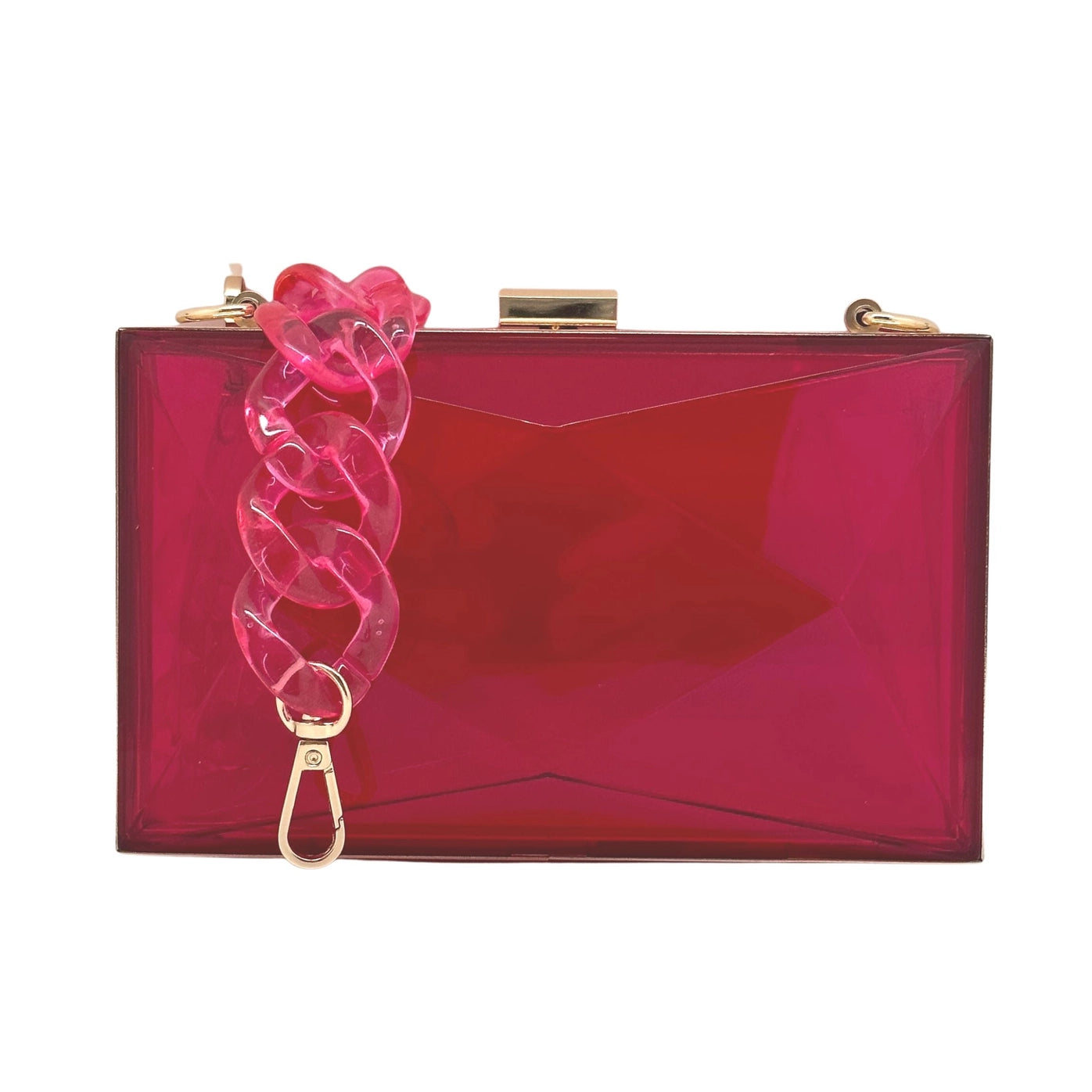 The Marilyn Faceted Acrylic Box Purse