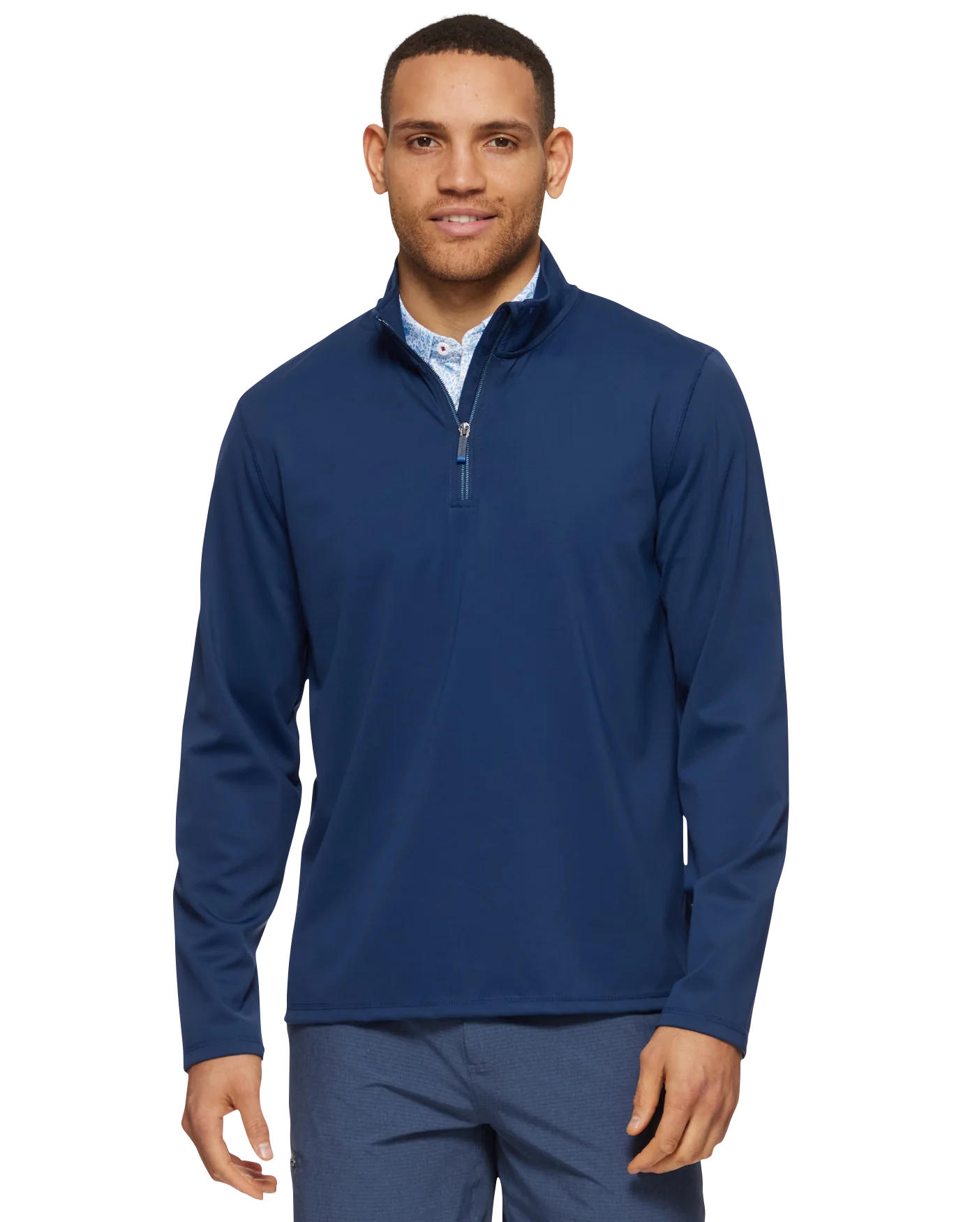 Bellmead Solid 1/4 Zip Performance Mock Neck