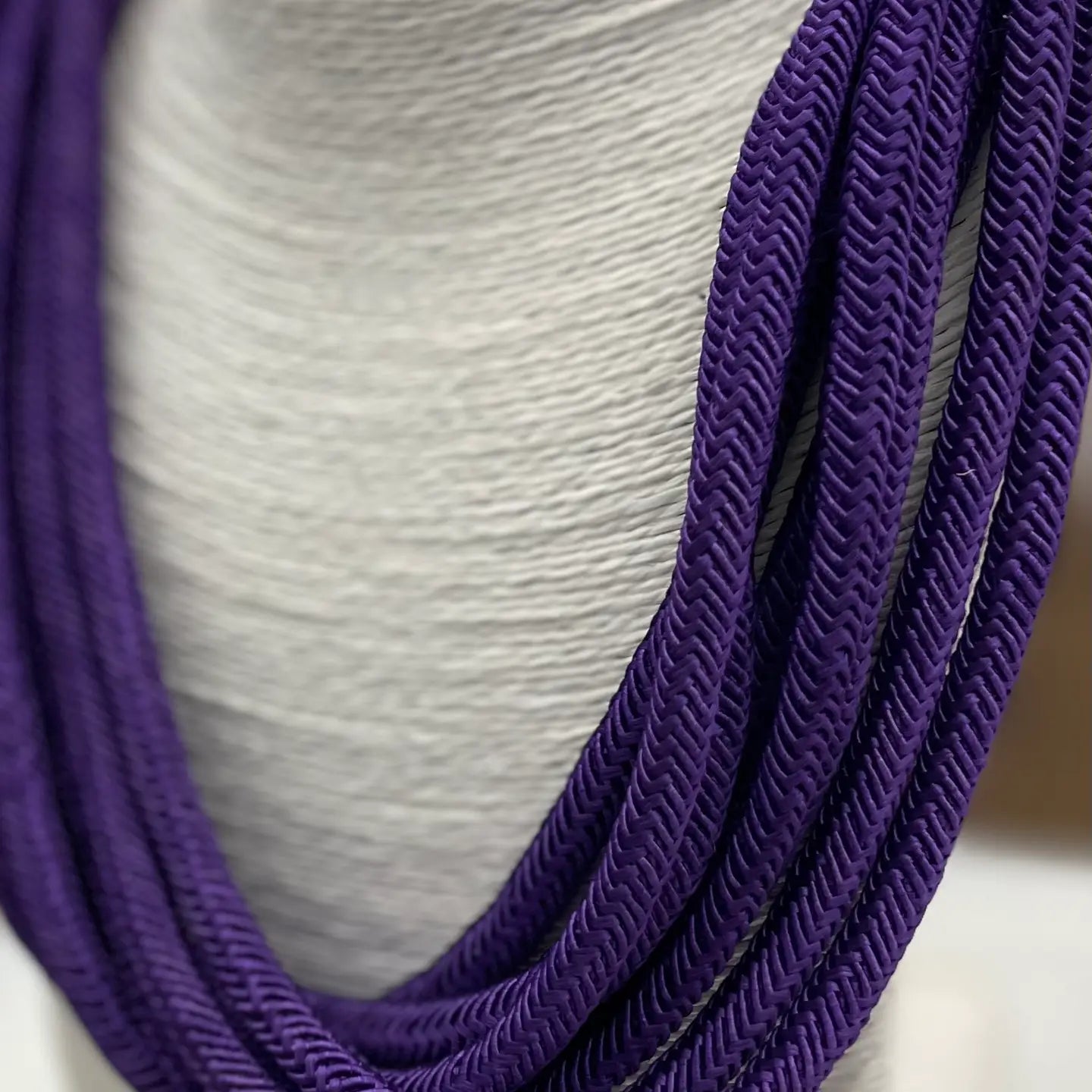 Slub Eight-Strand Rope  Necklace