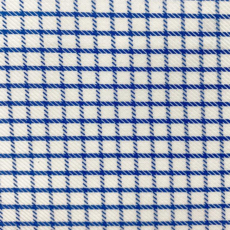 Long Sleeve Twill Mini Check Shirt