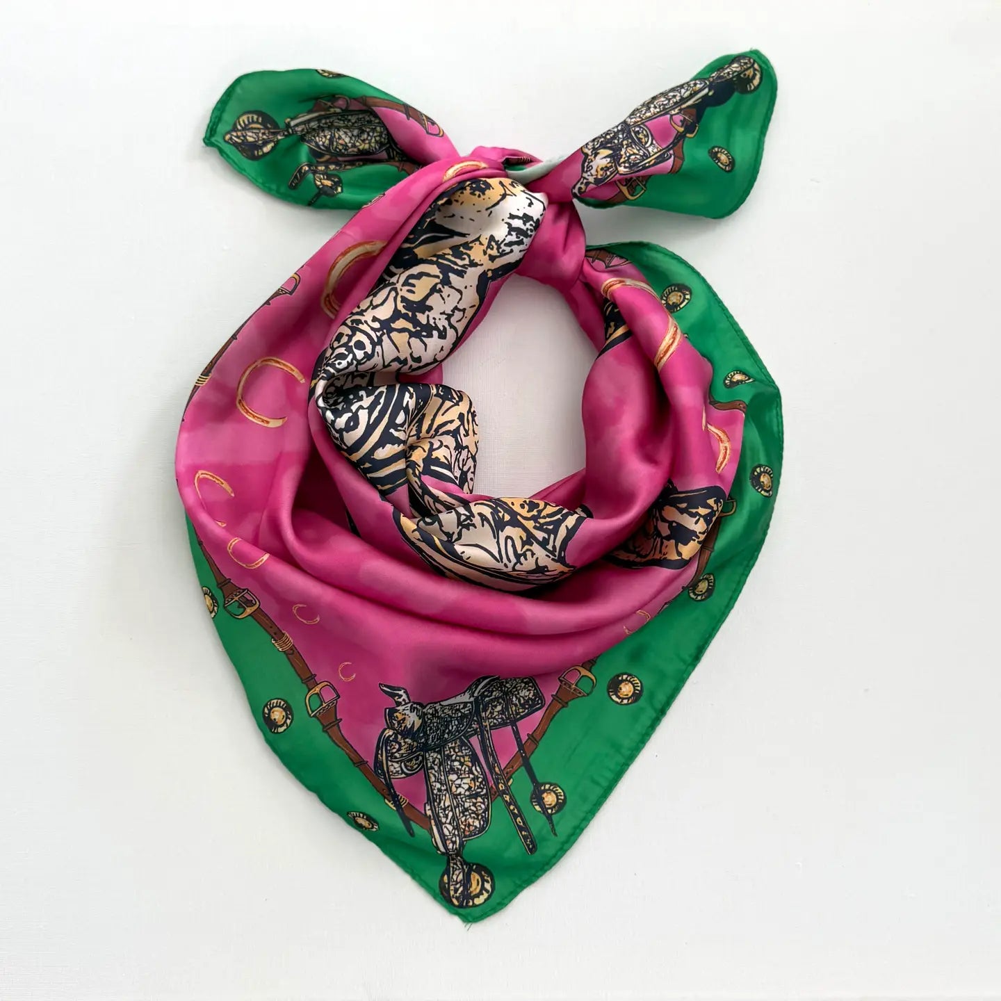 Summer Western Bandana Scarf Pink