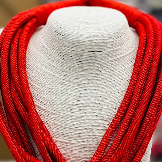 Slub Eight-Strand Rope Necklace