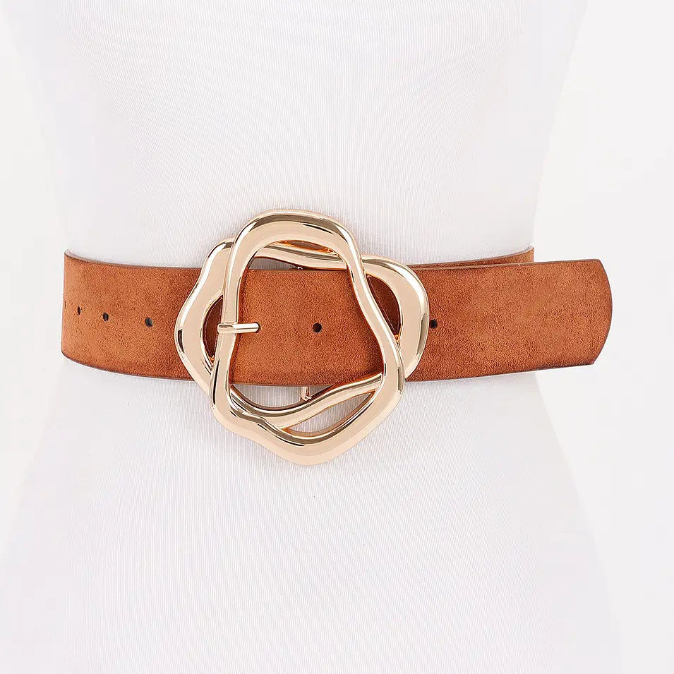 Unique Twisted Buckle Belt