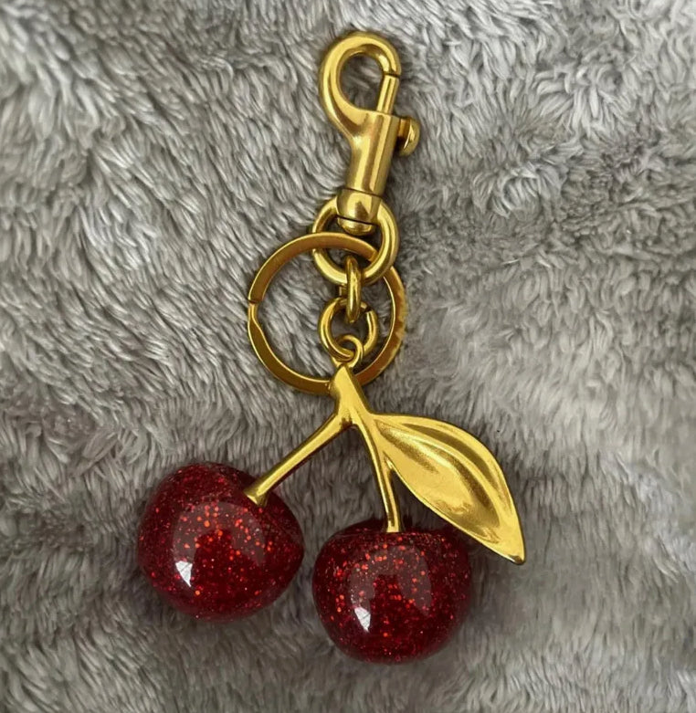 Cherry Purse Charm