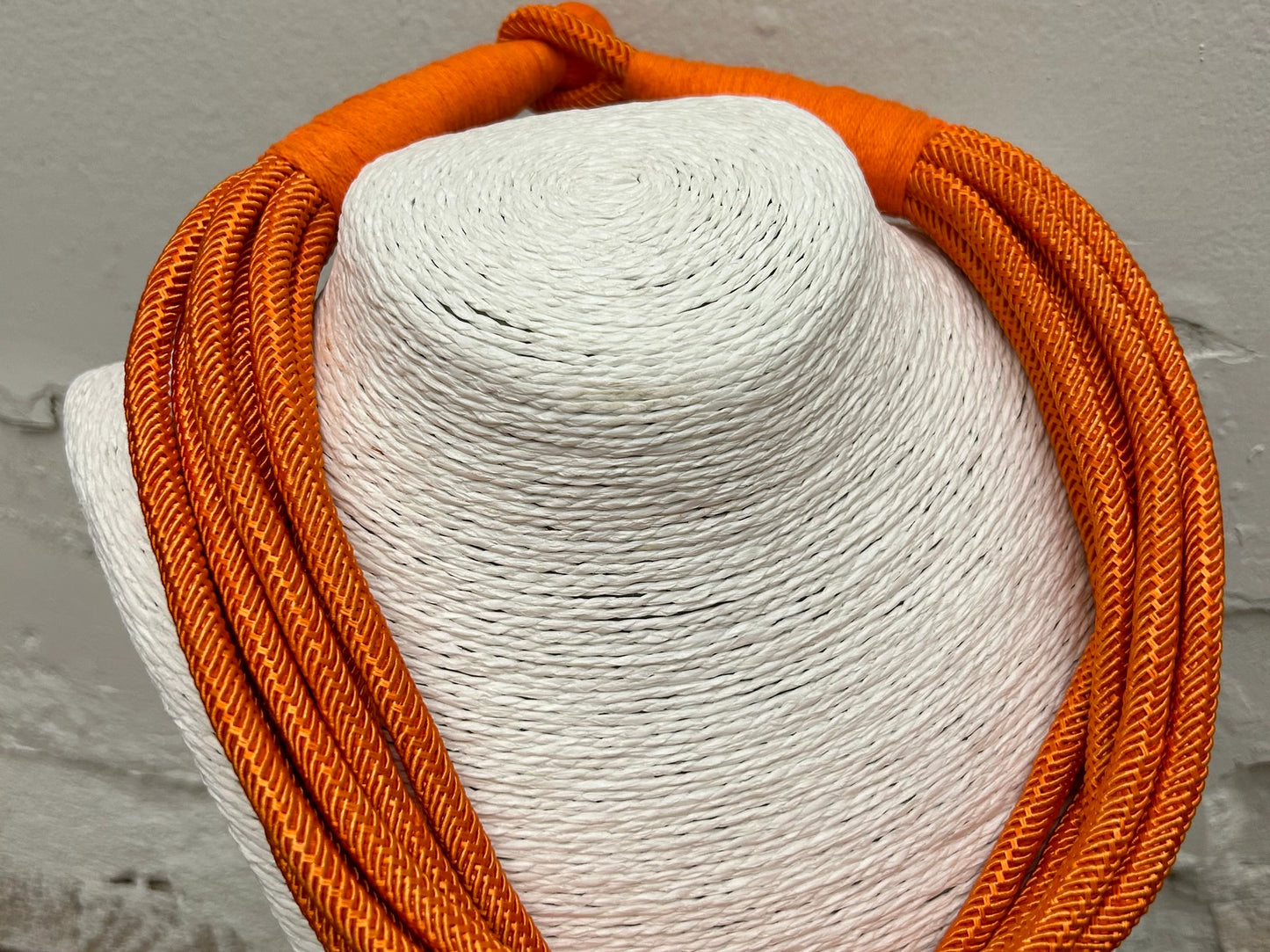 Slub Eight-Strand Rope  Necklace