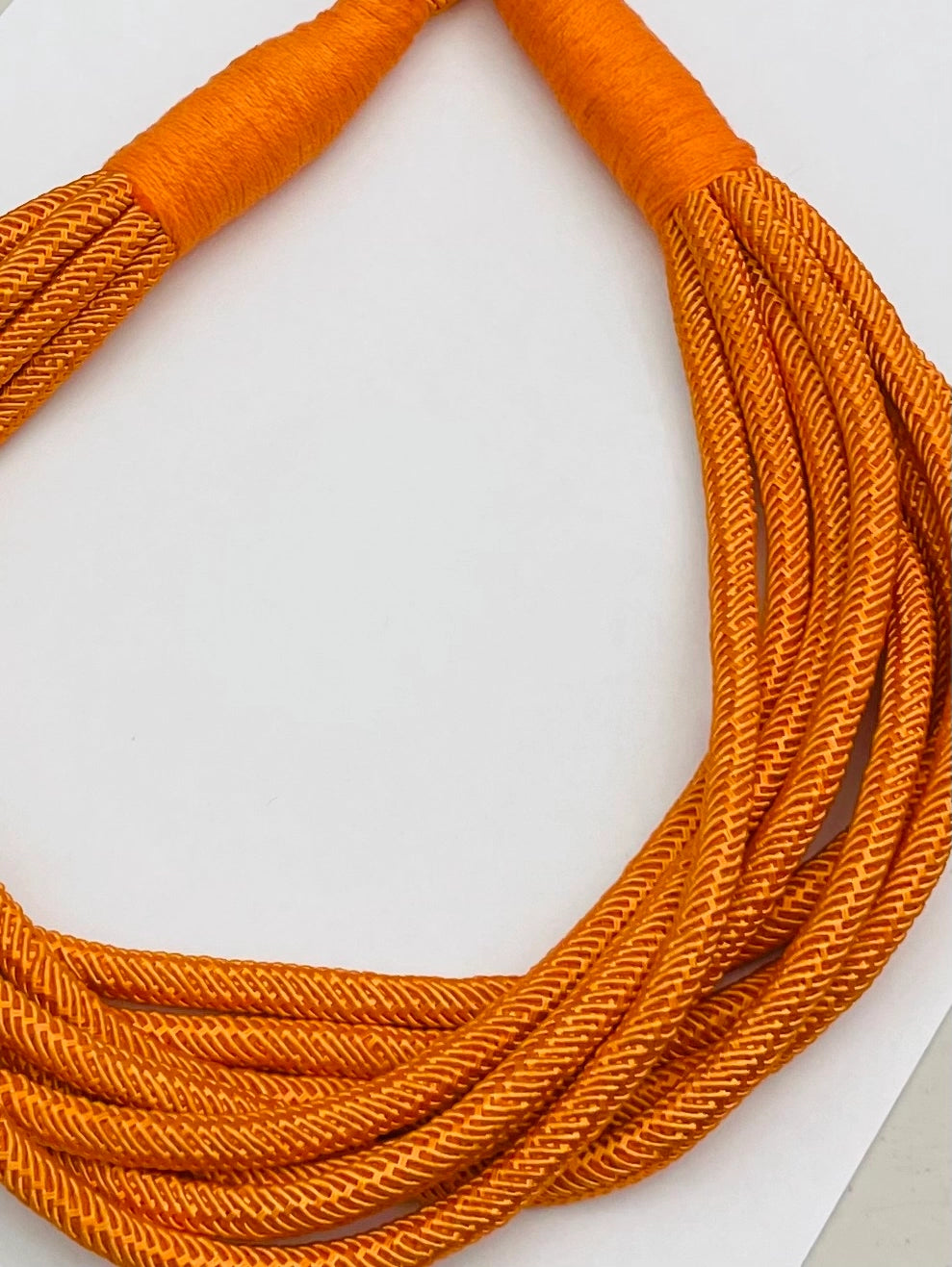 Slub Eight-Strand Rope  Necklace