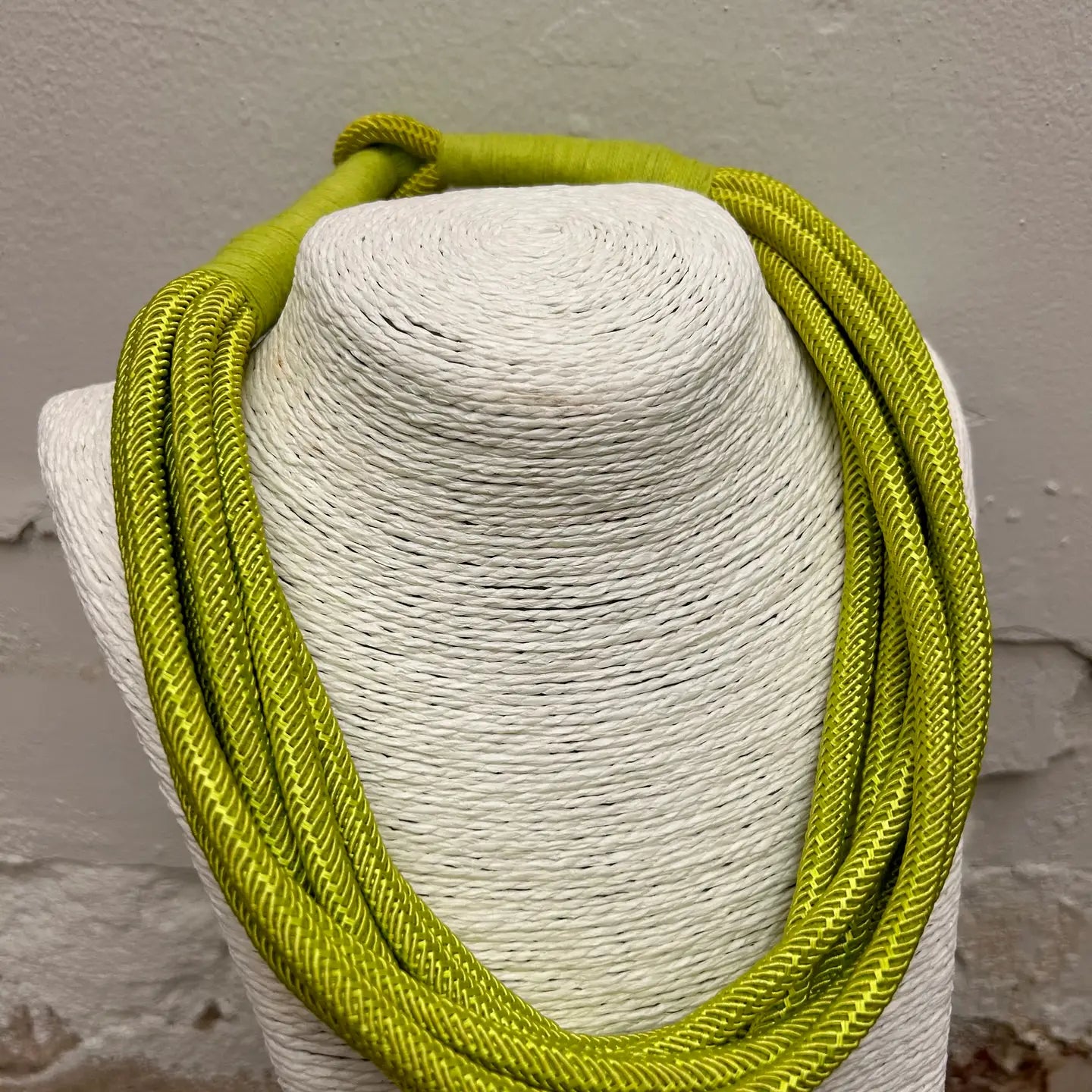 Slub Eight-Strand Rope  Necklace