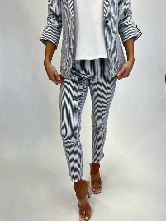 Woven Pull On Seersucker Pant