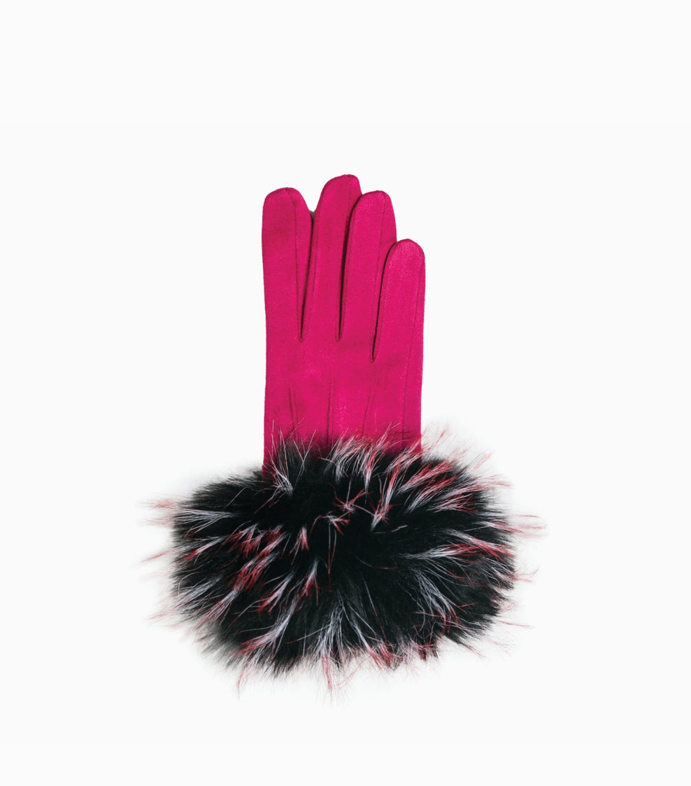 Brianna Glove with Faux Fur Cuff