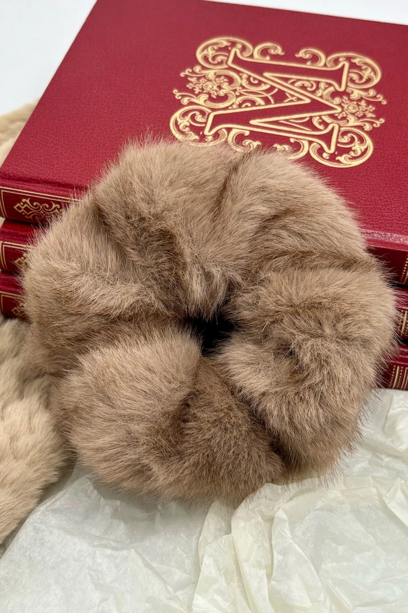 Faux Fur Scrunchie