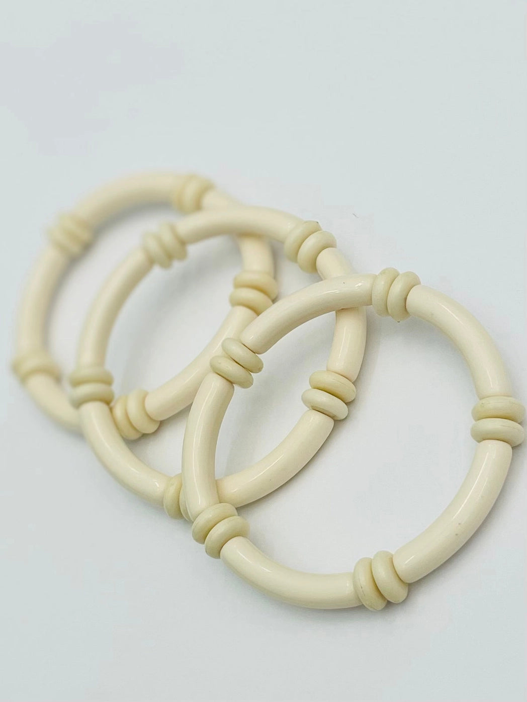 Chic-Skinny Tube Bracelet With Beads
