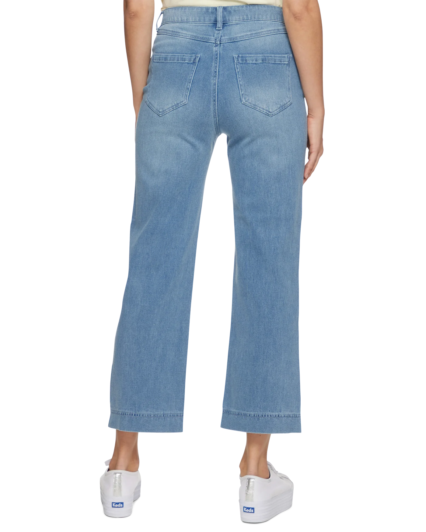 Sonora Wide Leg Knit Denim Pants