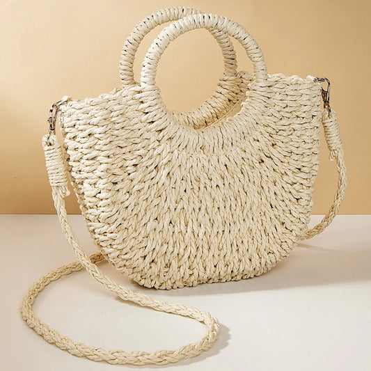 Half Moon Sand Shoulder Bags