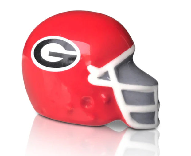 Nora Fleming Mini College Football Helmets