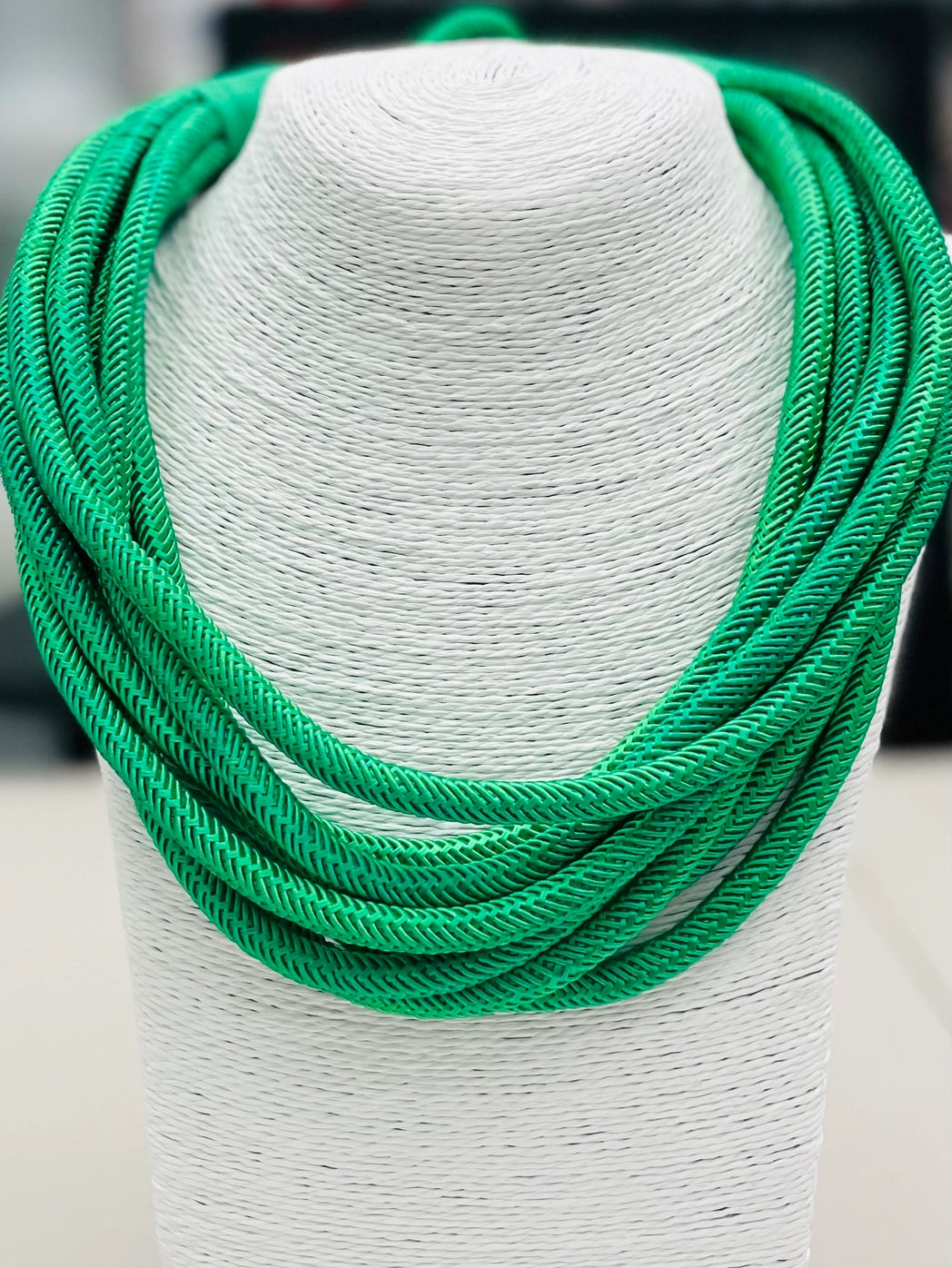 Slub Eight-Strand Rope  Necklace