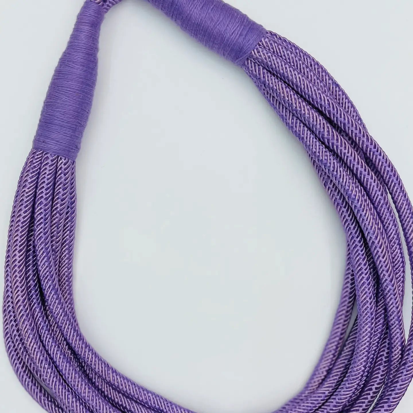 Slub Eight-Strand Rope  Necklace