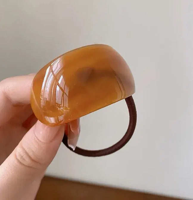 Acrylic Color Hair Tie
