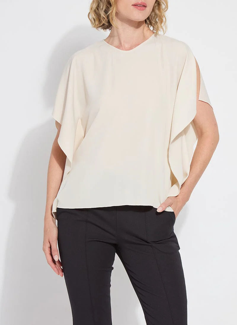 Carmen V-Neck Scarf Top
