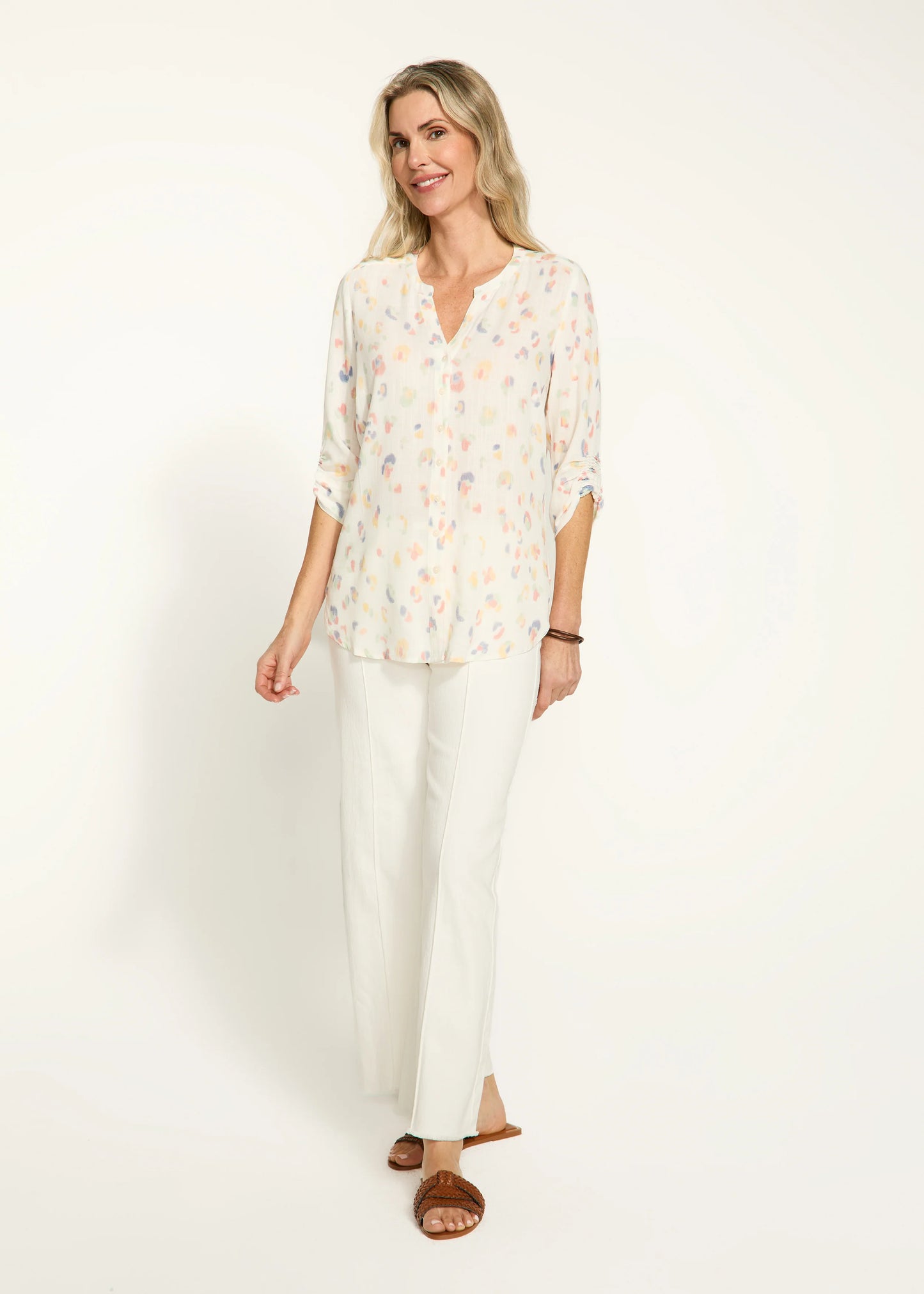 Smocked Detail Shirt