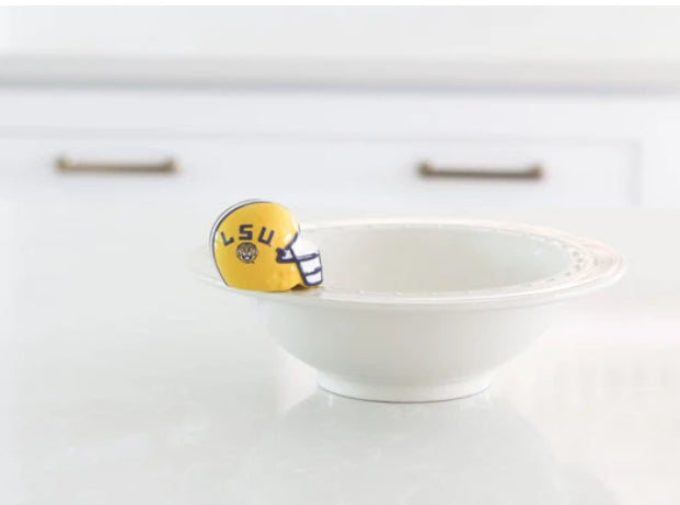 Nora Fleming Mini College Football Helmets