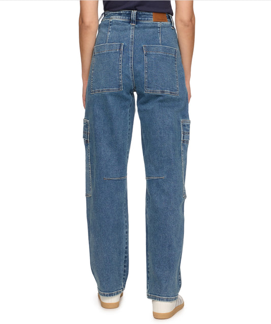 Tallulah Barrel Leg Cargo Jean