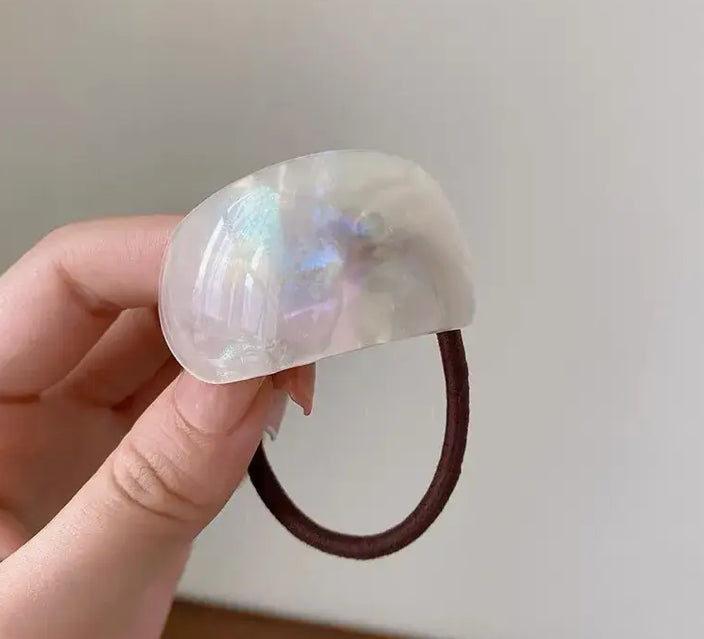 Acrylic Color Hair Tie