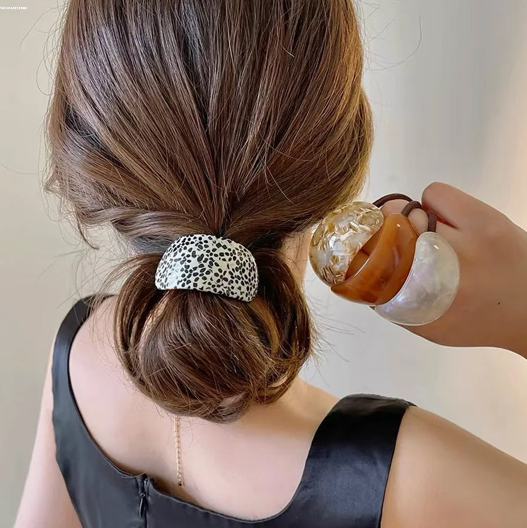 Acrylic Color Hair Tie