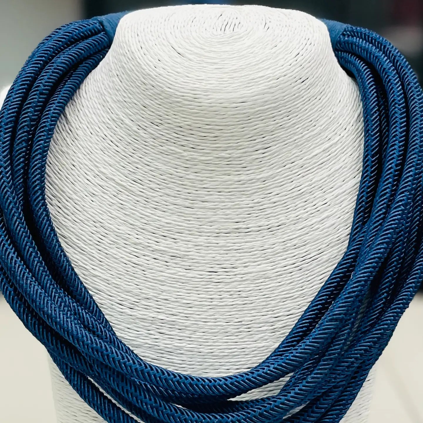 Slub Eight-Strand Rope  Necklace