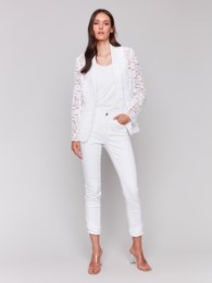 Long Sleeve Lace Blazer