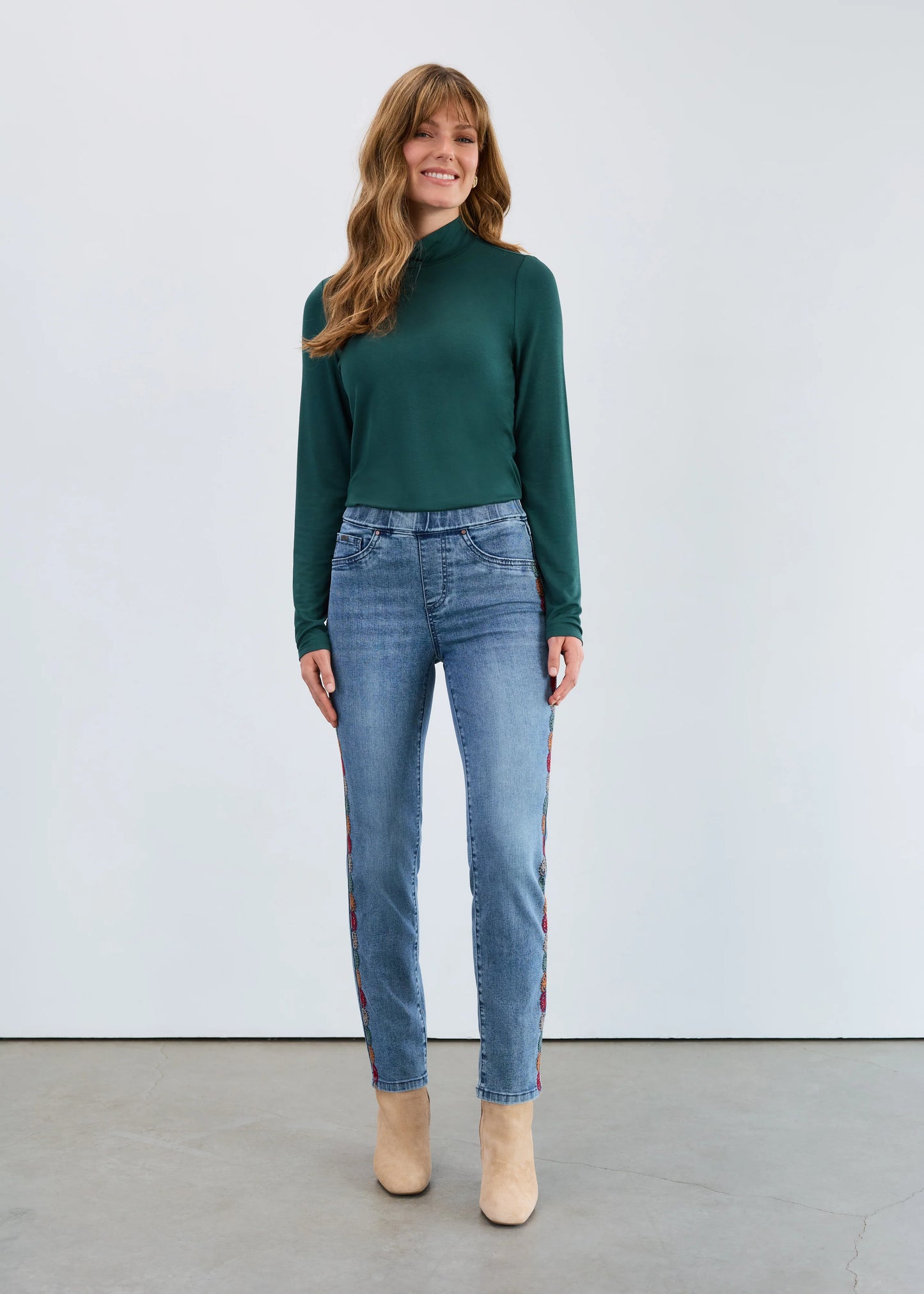 Long Sleeve Mock Neck Top