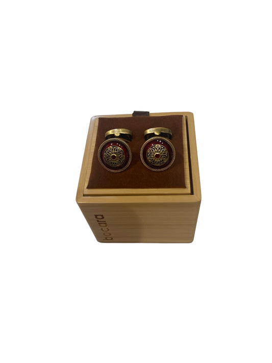 Red Abalone Cufflink
