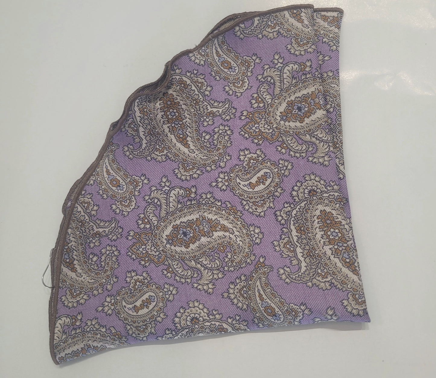 Round Silk Pocket Square