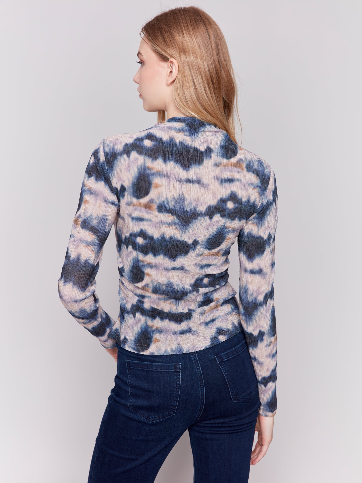 Mock Neck Basic Top