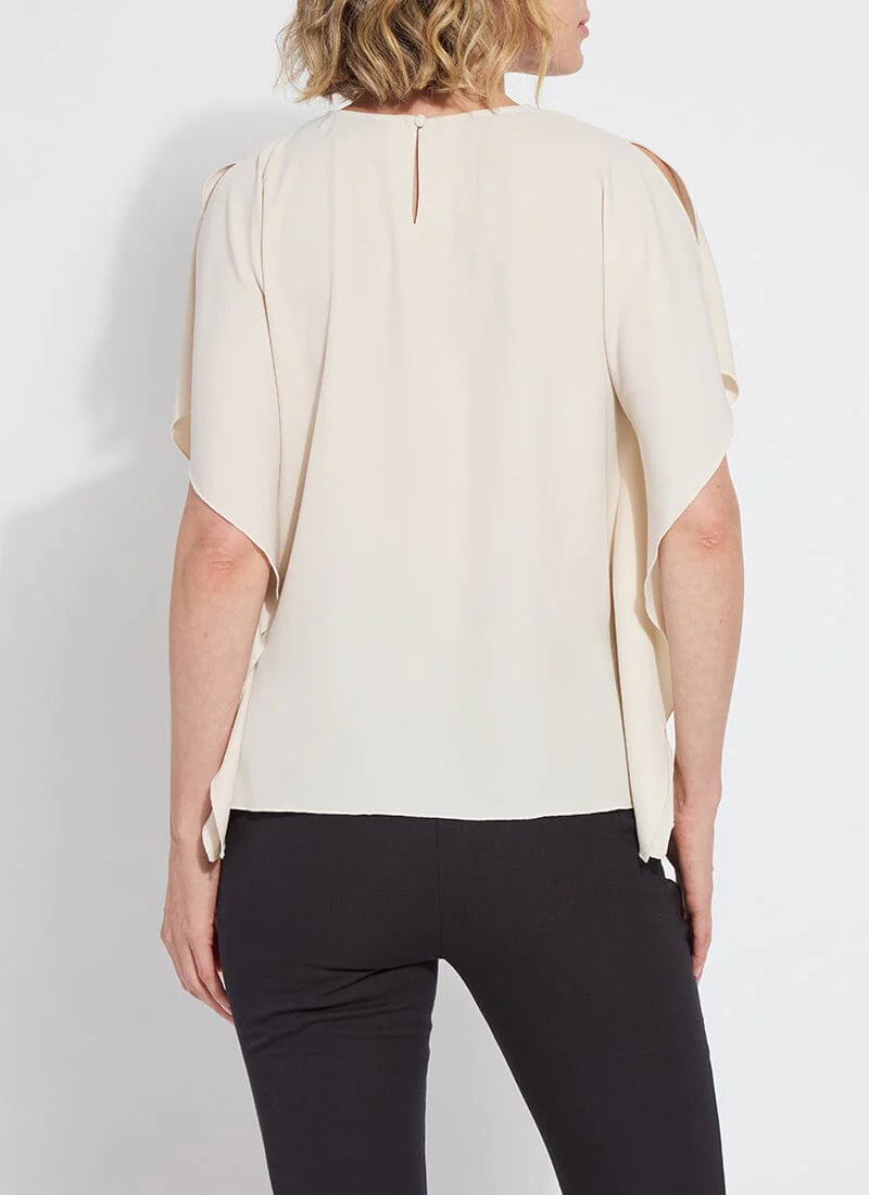 Carmen V-Neck Scarf Top