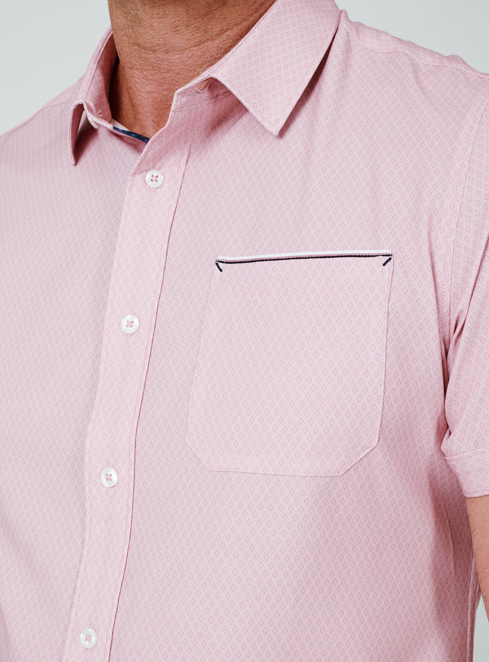 Diamondback Button Front Short Sleeve Shirt