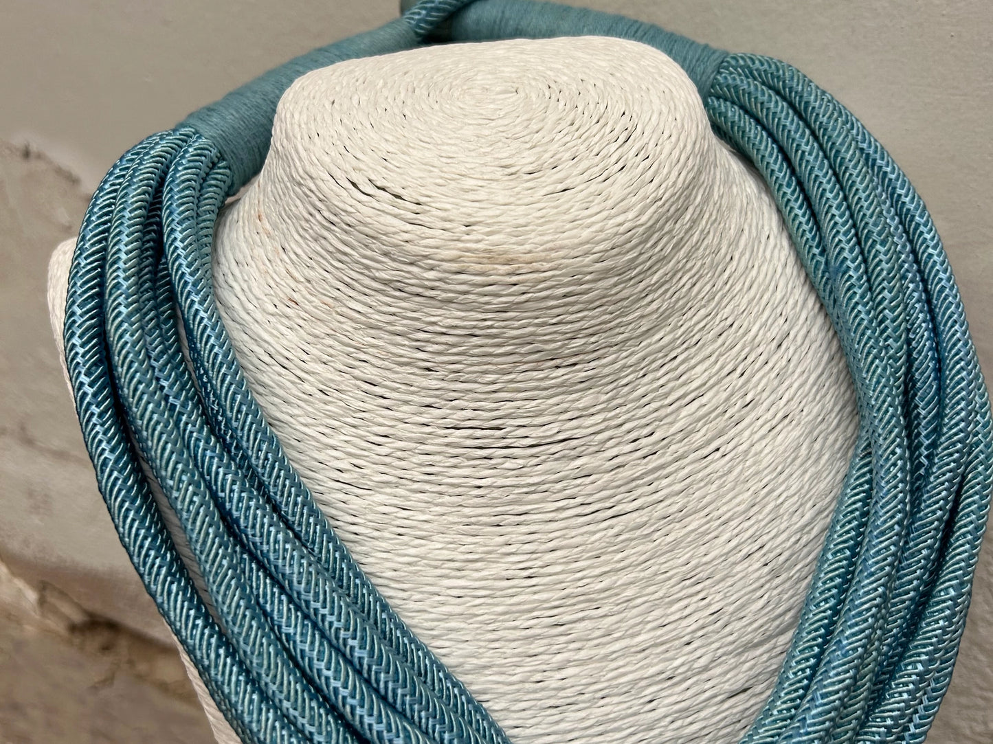 Slub Eight-Strand Rope  Necklace