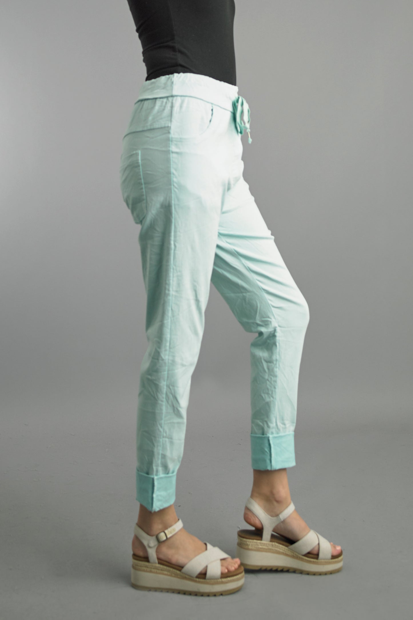 Tie Front Linen Pants