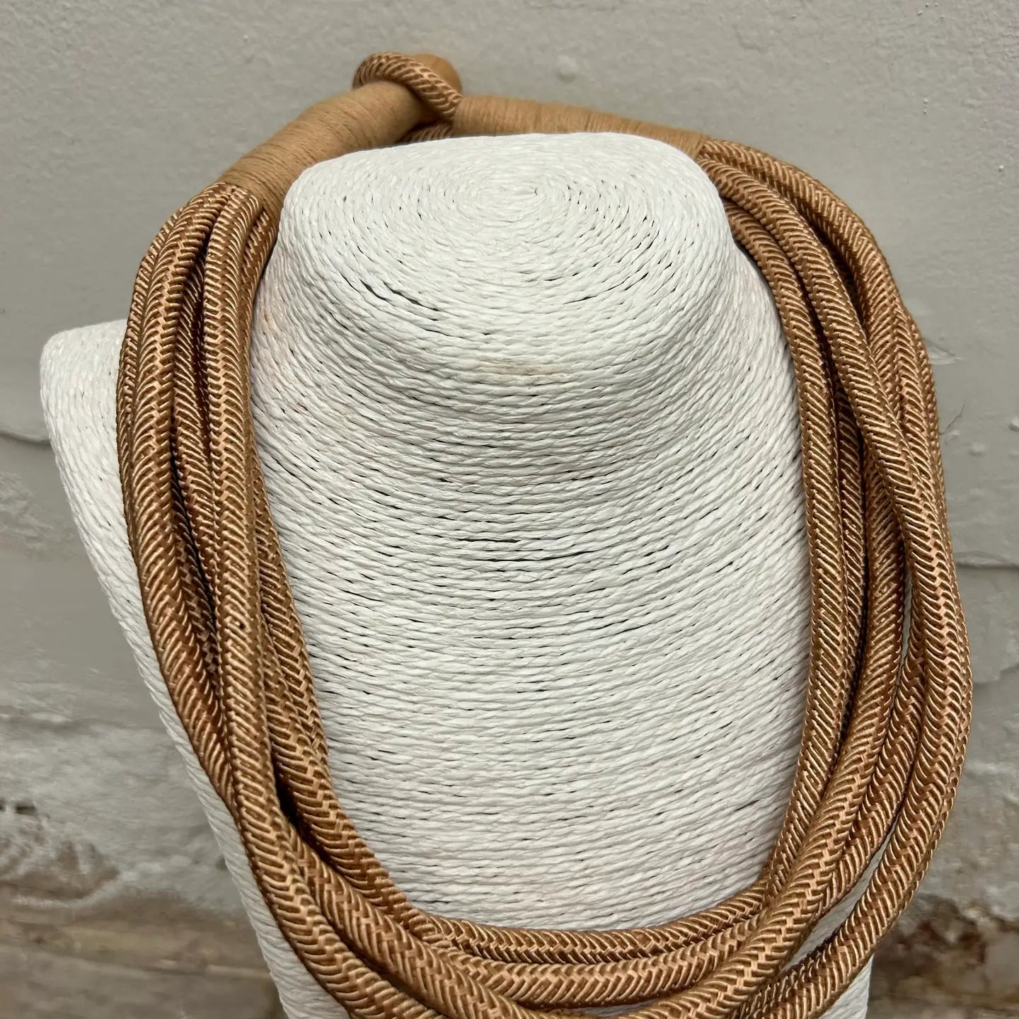 Slub Eight-Strand Rope  Necklace