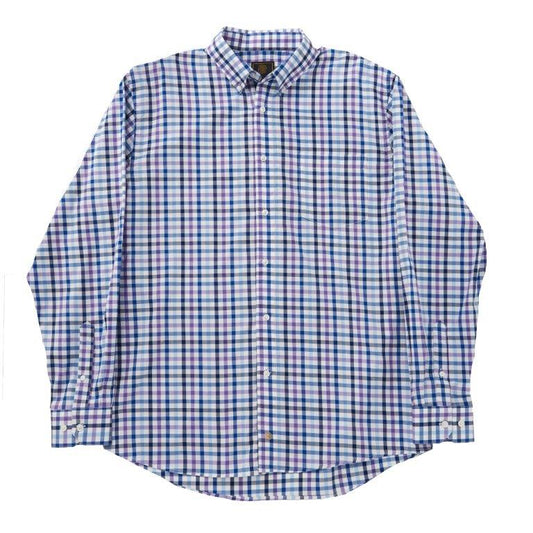 Long Sleeve Twill Check Shirt
