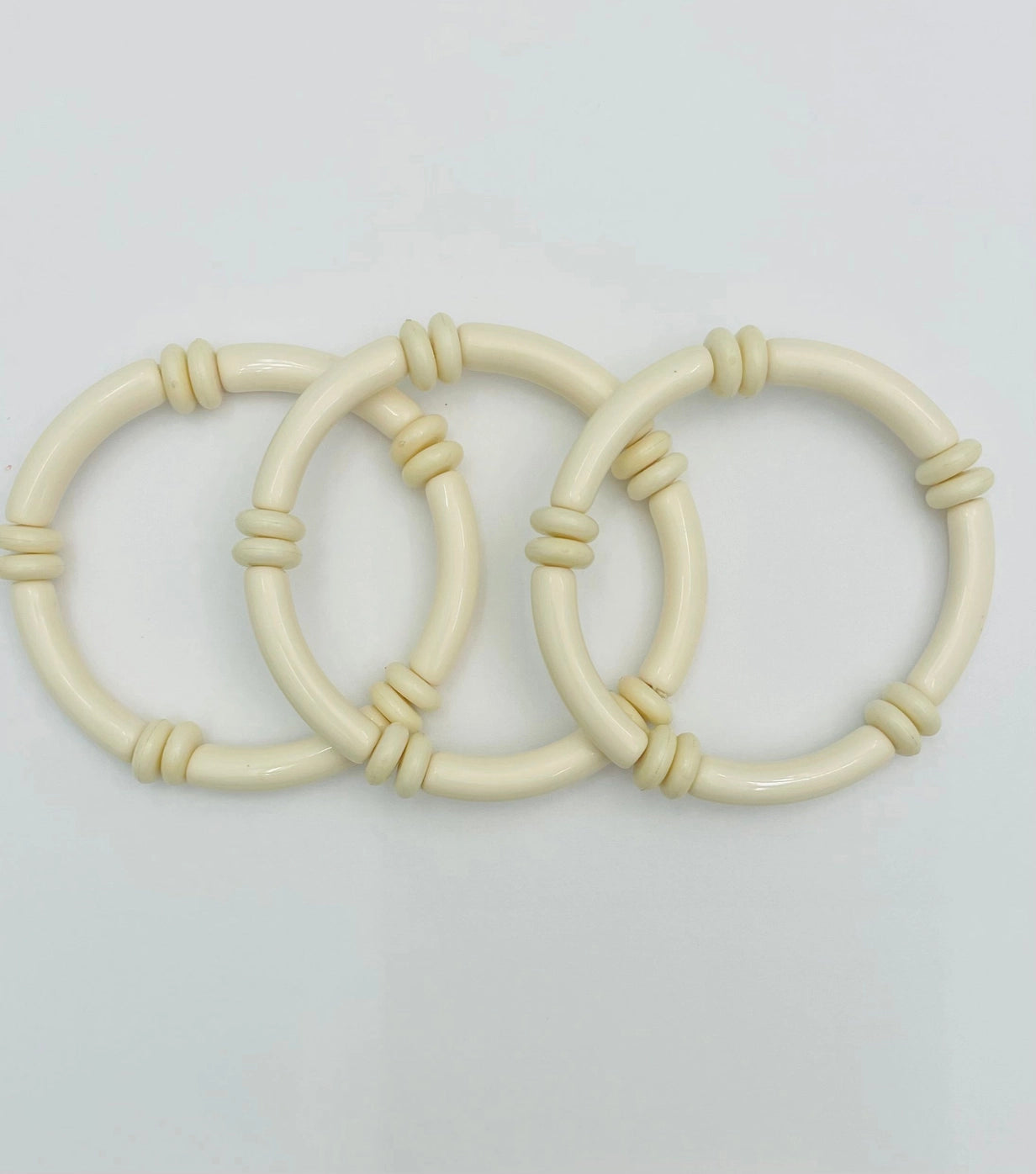 Chic-Skinny Tube Bracelet With Beads
