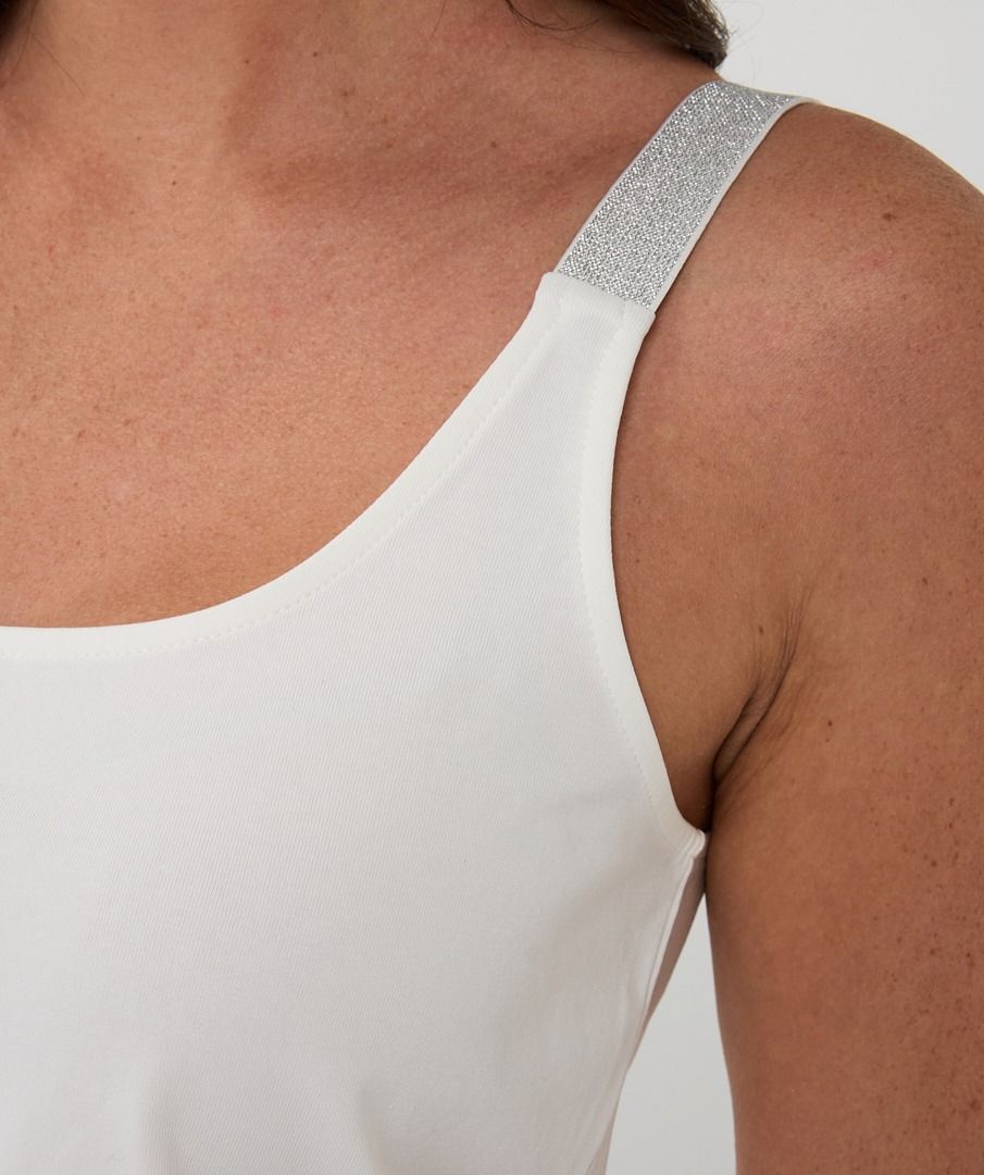 Lurex Strap Singlet Tank