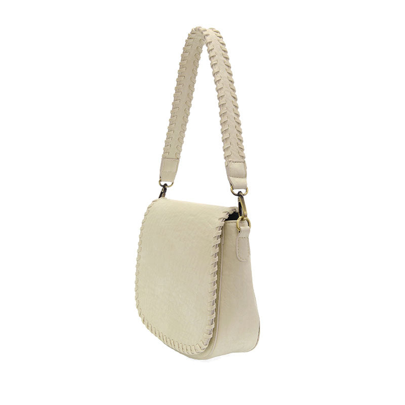 Annie Whip Stitch Saddle Convertible Crossbody Bag