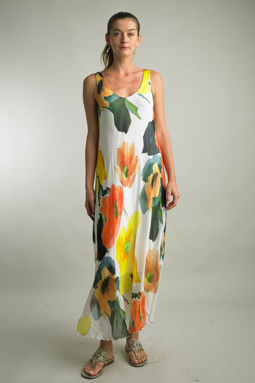 Printed Silk Dress