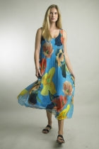 Printed Silk Dress