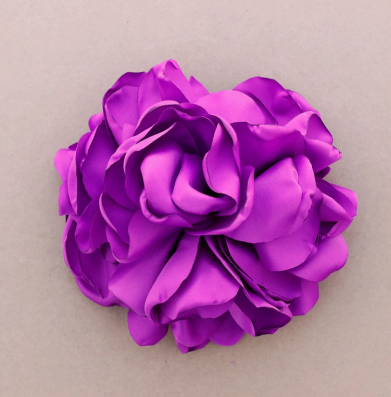 Fabric Flower Brooch